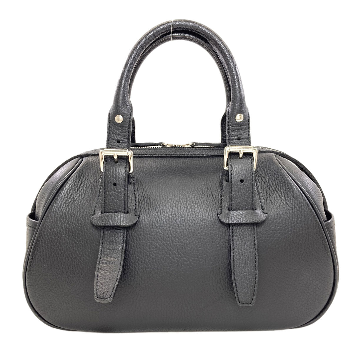 BURBERRY logo Handbag Leather Ladies [Used]