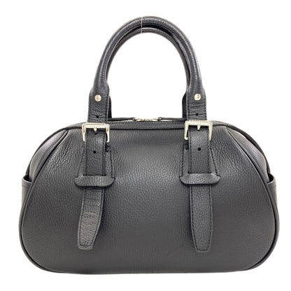 BURBERRY logo Handbag Leather Ladies [Used]