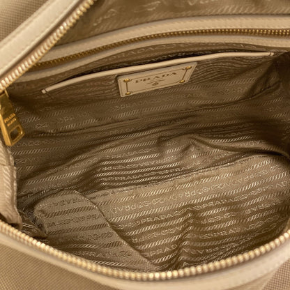 PRADA logo Tote Bag Canvas Ladies [Used]