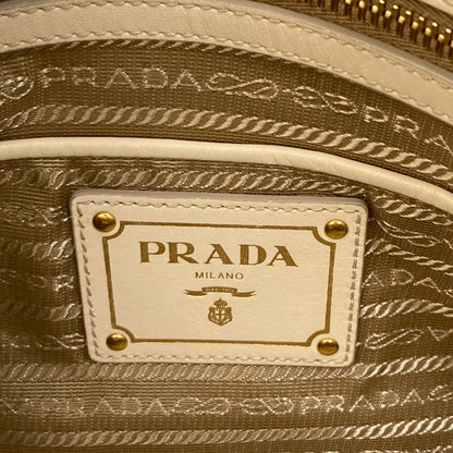 PRADA logo Tote Bag Canvas Ladies [Used]