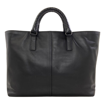 BOTTEGA VENETA Simple design Handbag Leather Ladies [Used]