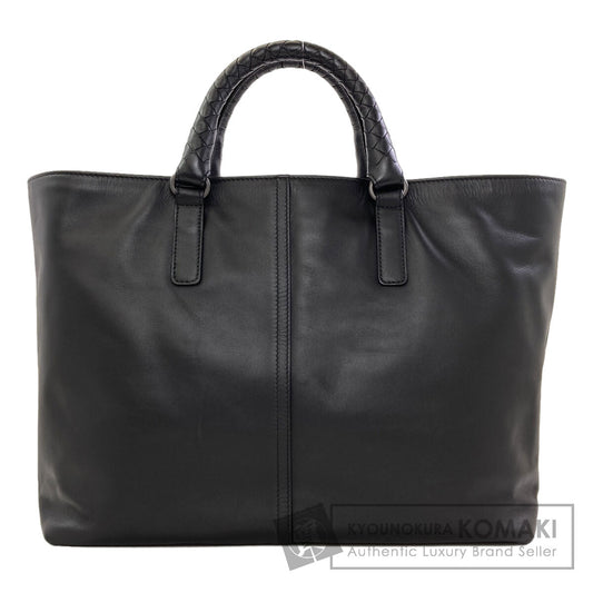 BOTTEGA VENETA Simple design Handbag Leather Ladies [Used]