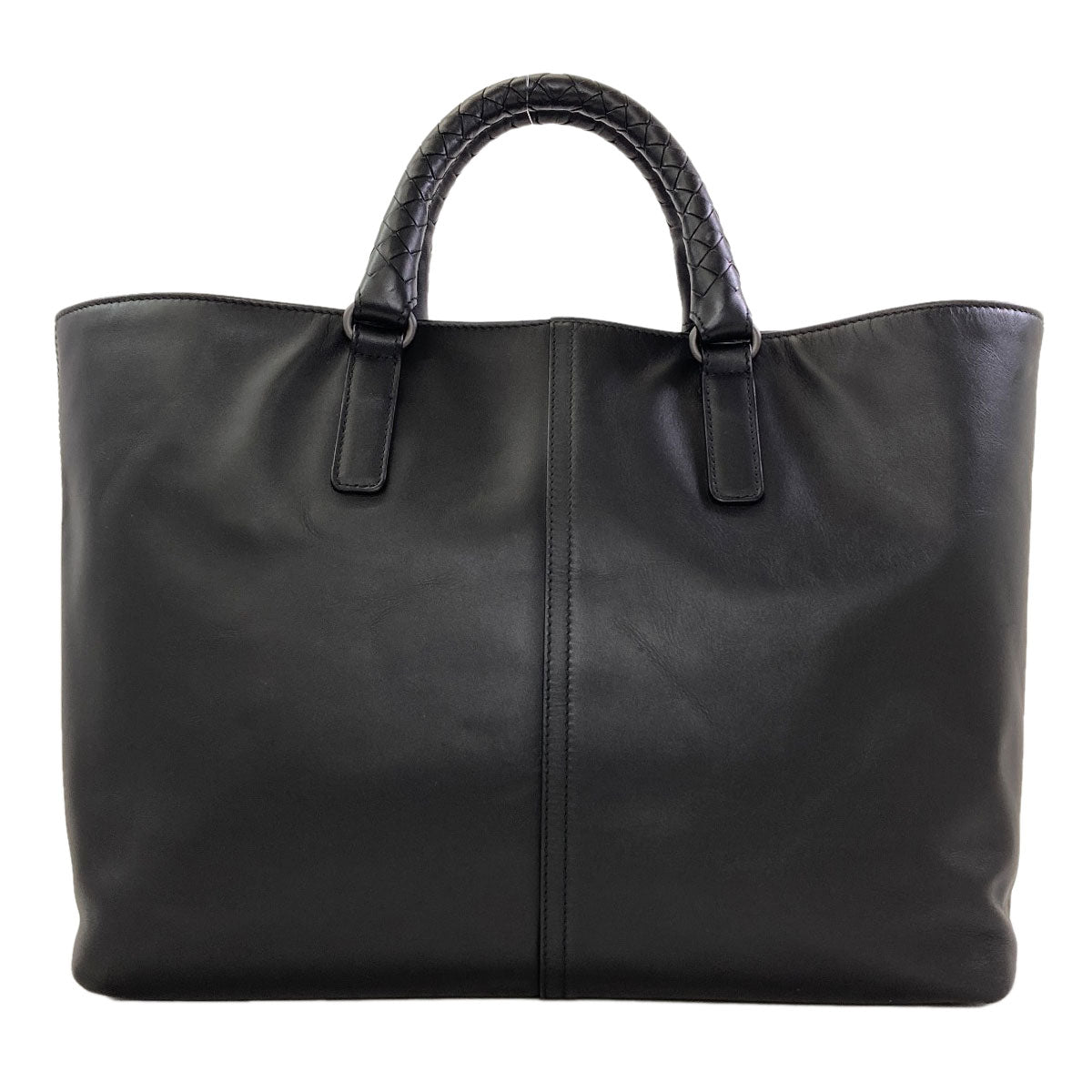 BOTTEGA VENETA Simple design Handbag Leather Ladies [Used]