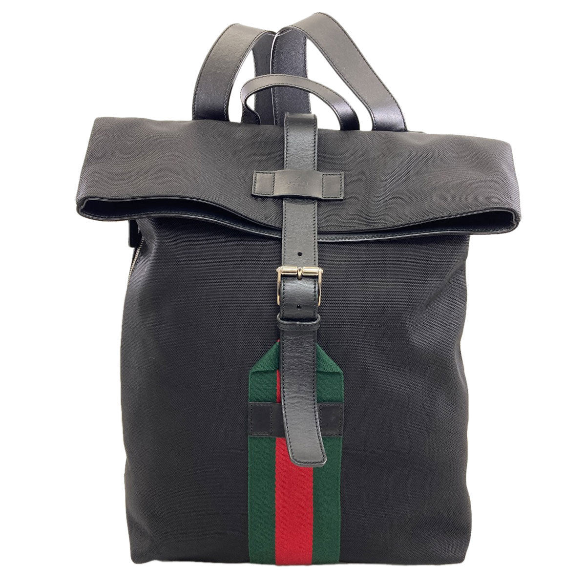GUCCI 337075 Sherry line Backpack Â· Daypack Canvas LeatherLadies [Used]
