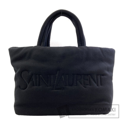 SAINT LAURENT logo Tote Bag Cotton Ladies [Used]