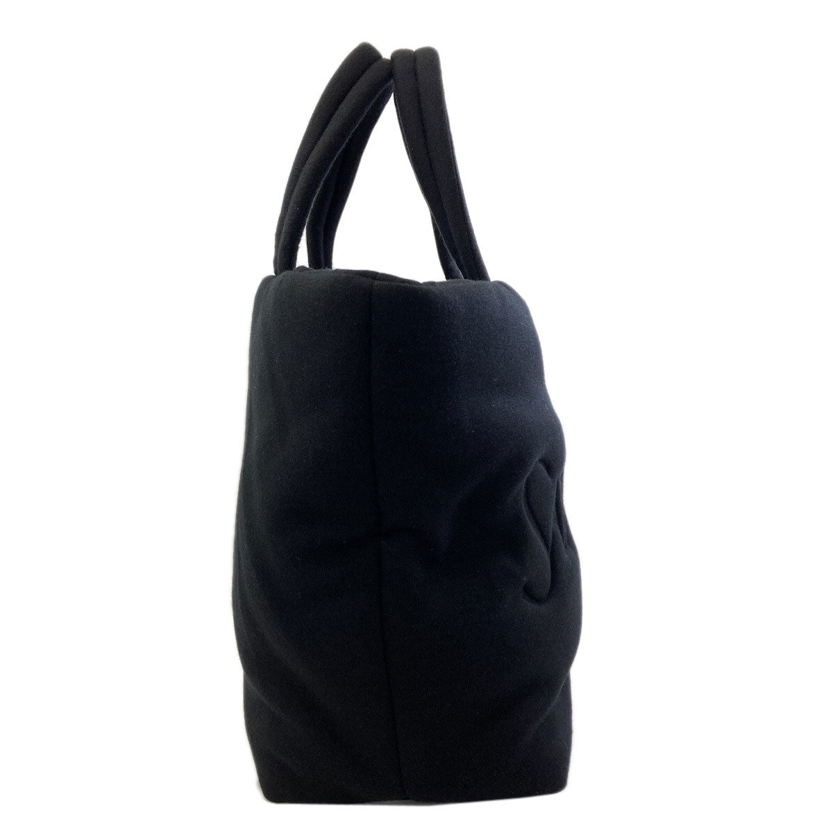 SAINT LAURENT logo Tote Bag Cotton Ladies [Used]