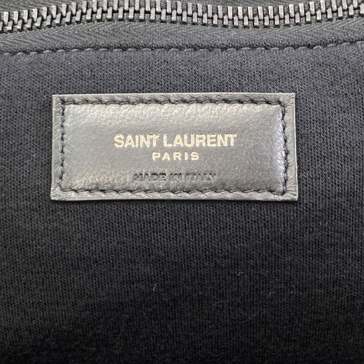 SAINT LAURENT logo Tote Bag Cotton Ladies [Used]