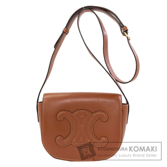 CELINE Triomphe Shoulder Bag Calf Ladies [Used]