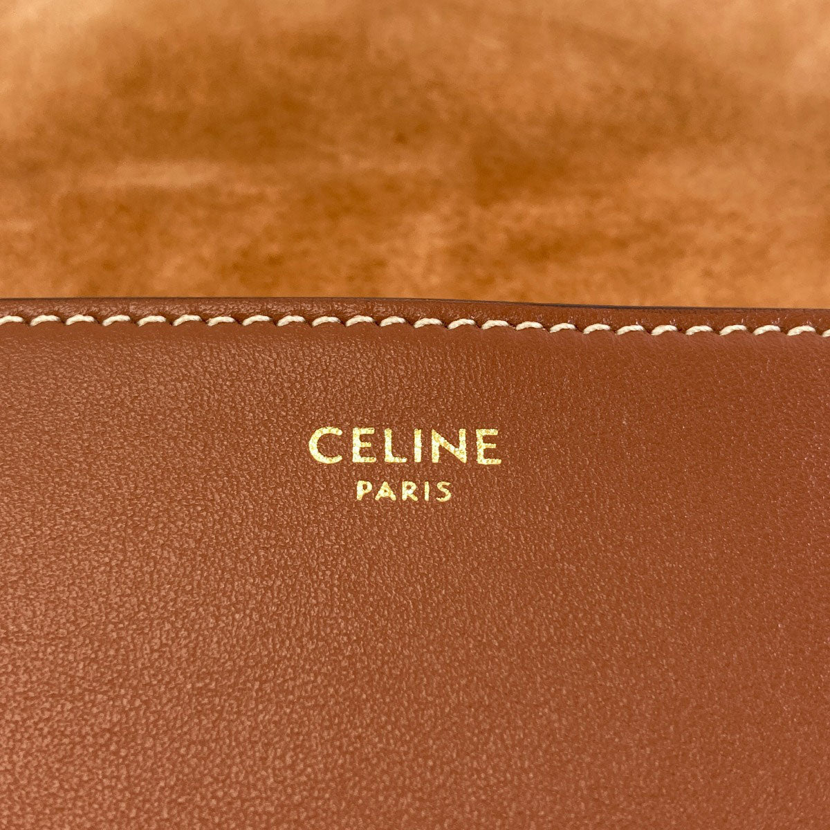 CELINE Triomphe Shoulder Bag Calf Ladies [Used]