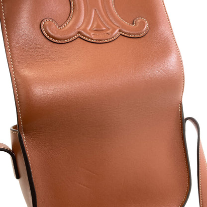 CELINE Triomphe Shoulder Bag Calf Ladies [Used]