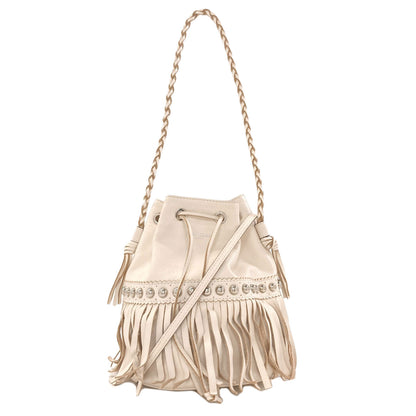 J&M Davidson fringe carnival Handbag Leather Ladies [Used]