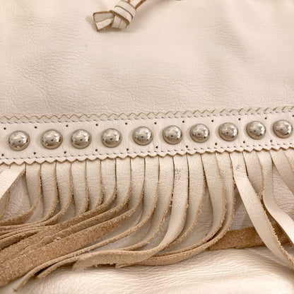 J&M Davidson fringe carnival Handbag Leather Ladies [Used]