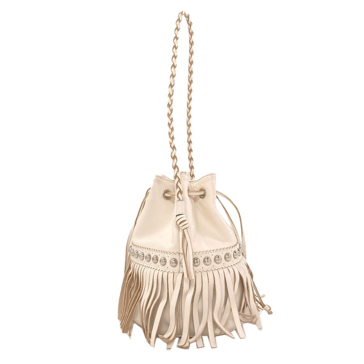 J&M Davidson fringe carnival Handbag Leather Ladies [Used]