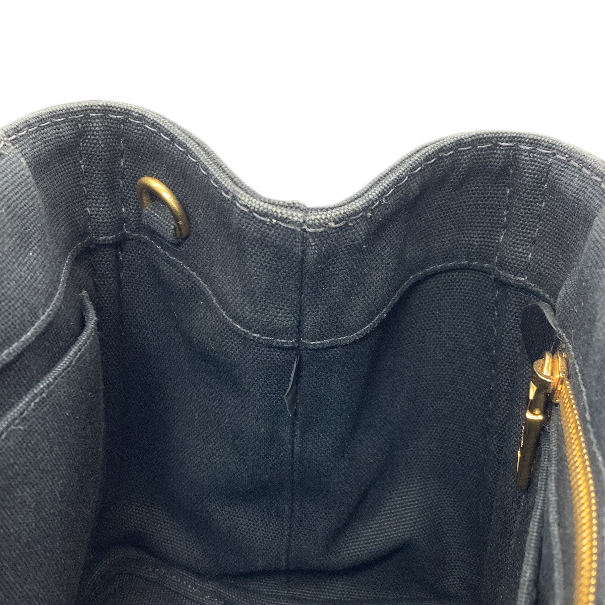 PRADA Canapa mini 2 WAY Handbag Canvas Ladies [Used]