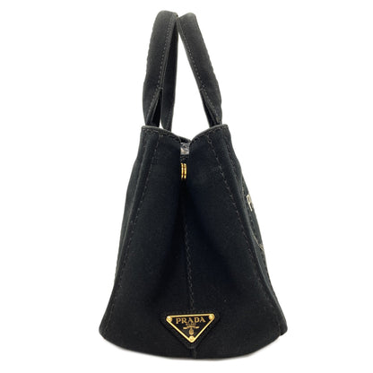 PRADA Canapa mini 2 WAY Handbag Canvas Ladies [Used]