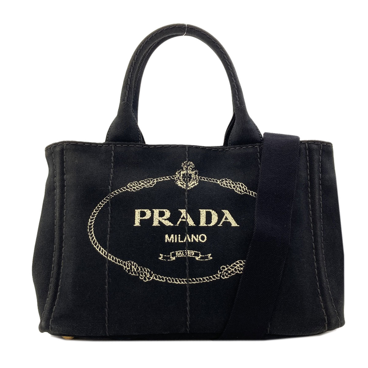 PRADA Canapa mini 2 WAY Handbag Canvas Ladies [Used]