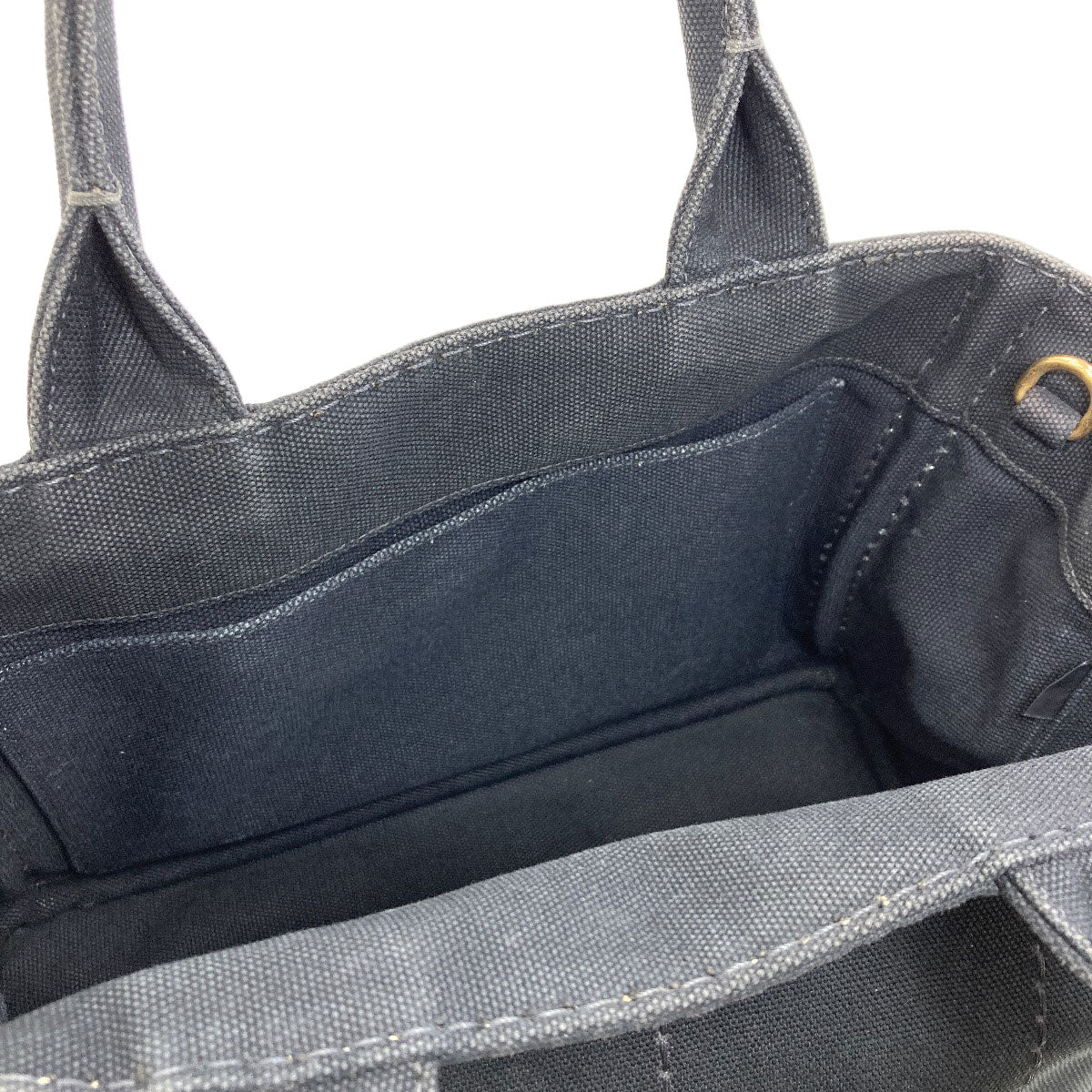 PRADA Canapa mini 2 WAY Handbag Canvas Ladies [Used]