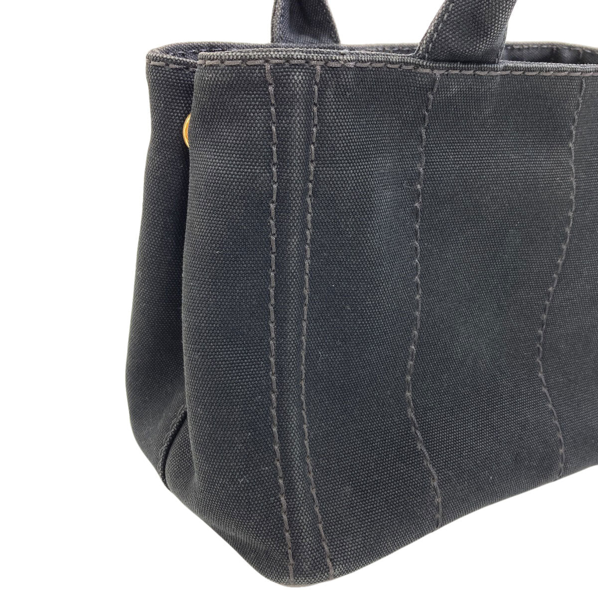 PRADA Canapa mini 2 WAY Handbag Canvas Ladies [Used]