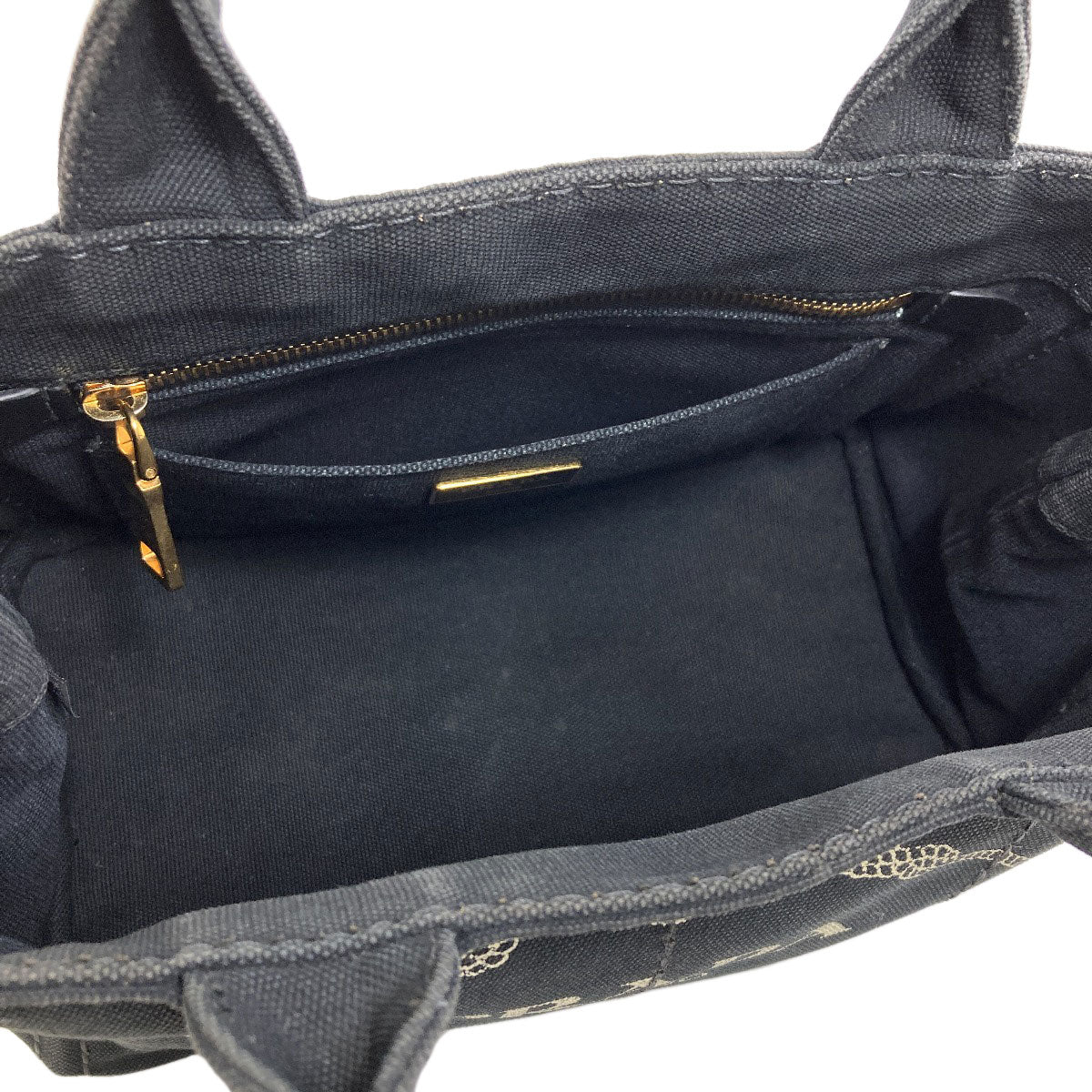 PRADA Canapa mini 2 WAY Handbag Canvas Ladies [Used]