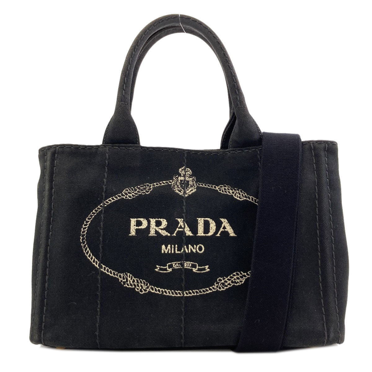 PRADA Canapa mini 2 WAY Handbag Canvas Ladies [Used]