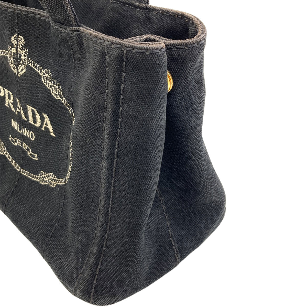 PRADA Canapa mini 2 WAY Handbag Canvas Ladies [Used]