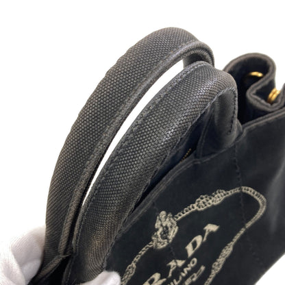 PRADA Canapa mini 2 WAY Handbag Canvas Ladies [Used]