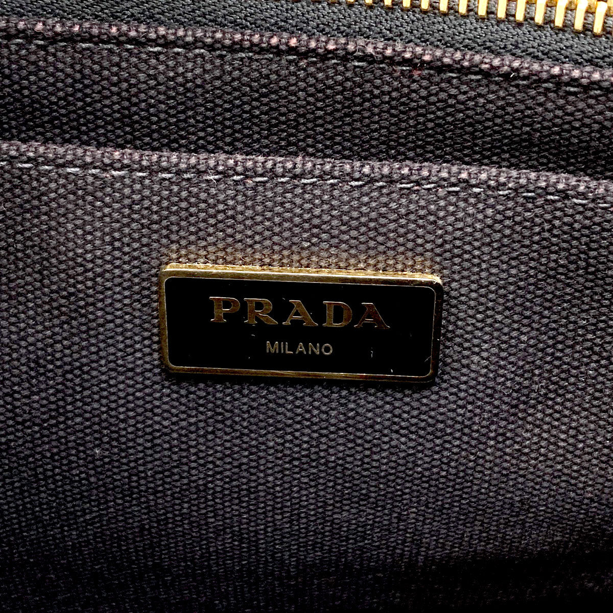 PRADA Canapa mini 2 WAY Handbag Canvas Ladies [Used]
