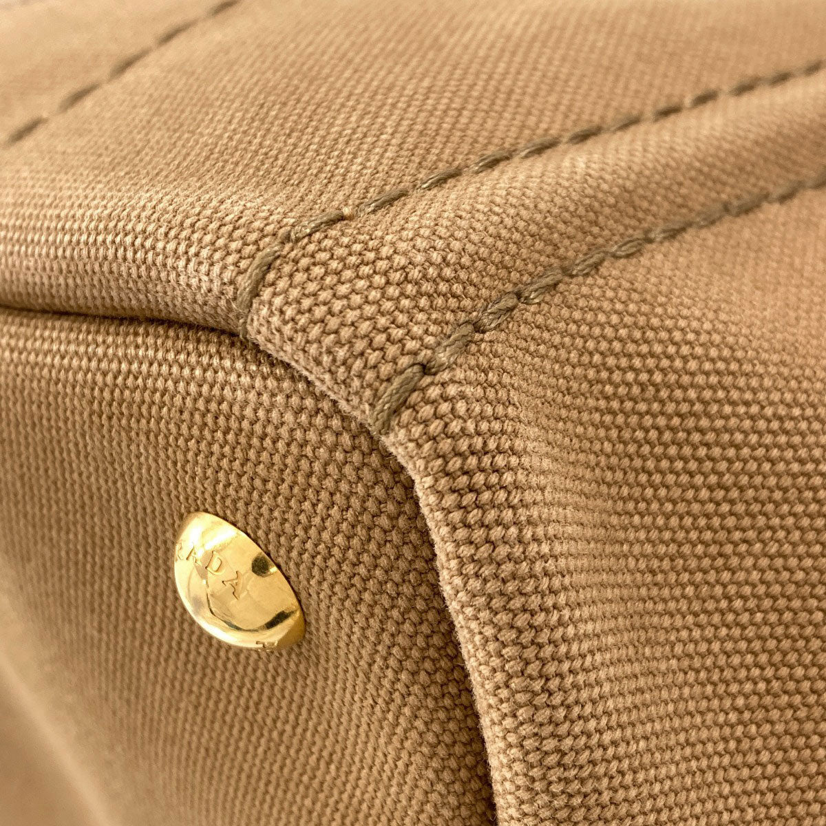 PRADA 1BG439 Canapa mini 2 WAY Handbag Canvas Ladies [Used]