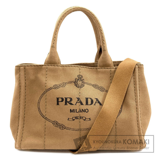 PRADA 1BG439 Canapa mini 2 WAY Handbag Canvas Ladies [Used]