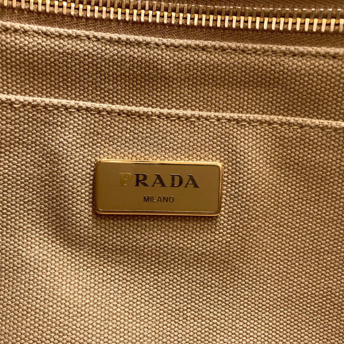 PRADA 1BG439 Canapa mini 2 WAY Handbag Canvas Ladies [Used]