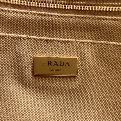PRADA 1BG439 Canapa mini 2 WAY Handbag Canvas Ladies [Used]
