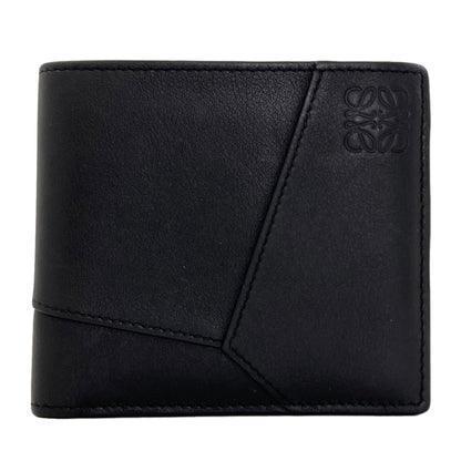LOEWE puzzle bifold coin wallet Bifold Wallet with Coin Pocket Leather mens [Used]