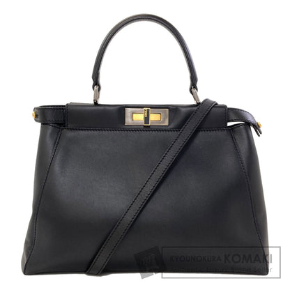 FENDI Peekaboo 2WAY Tote Bag Leather Ladies [Used]