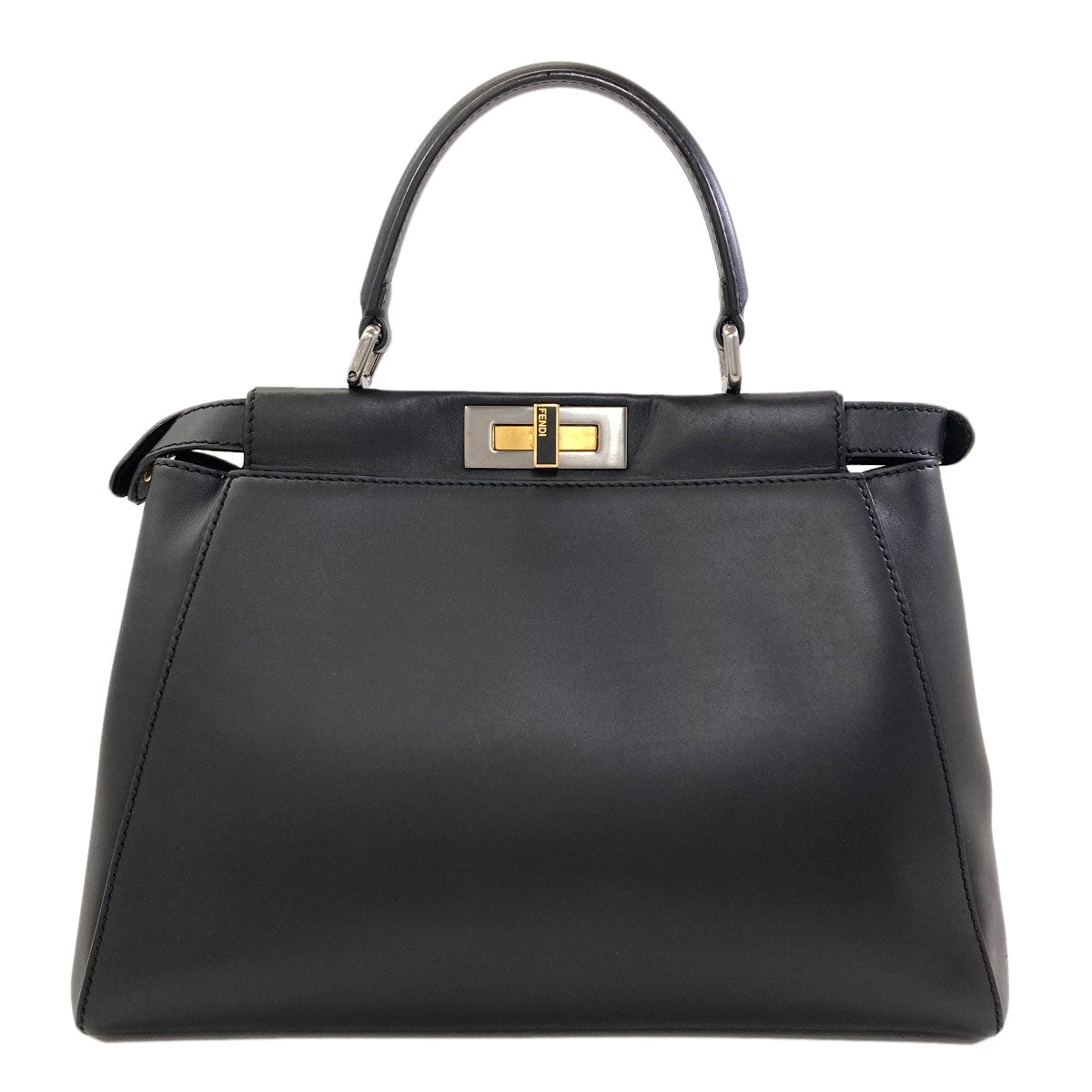 FENDI Peekaboo 2WAY Tote Bag Leather Ladies [Used]