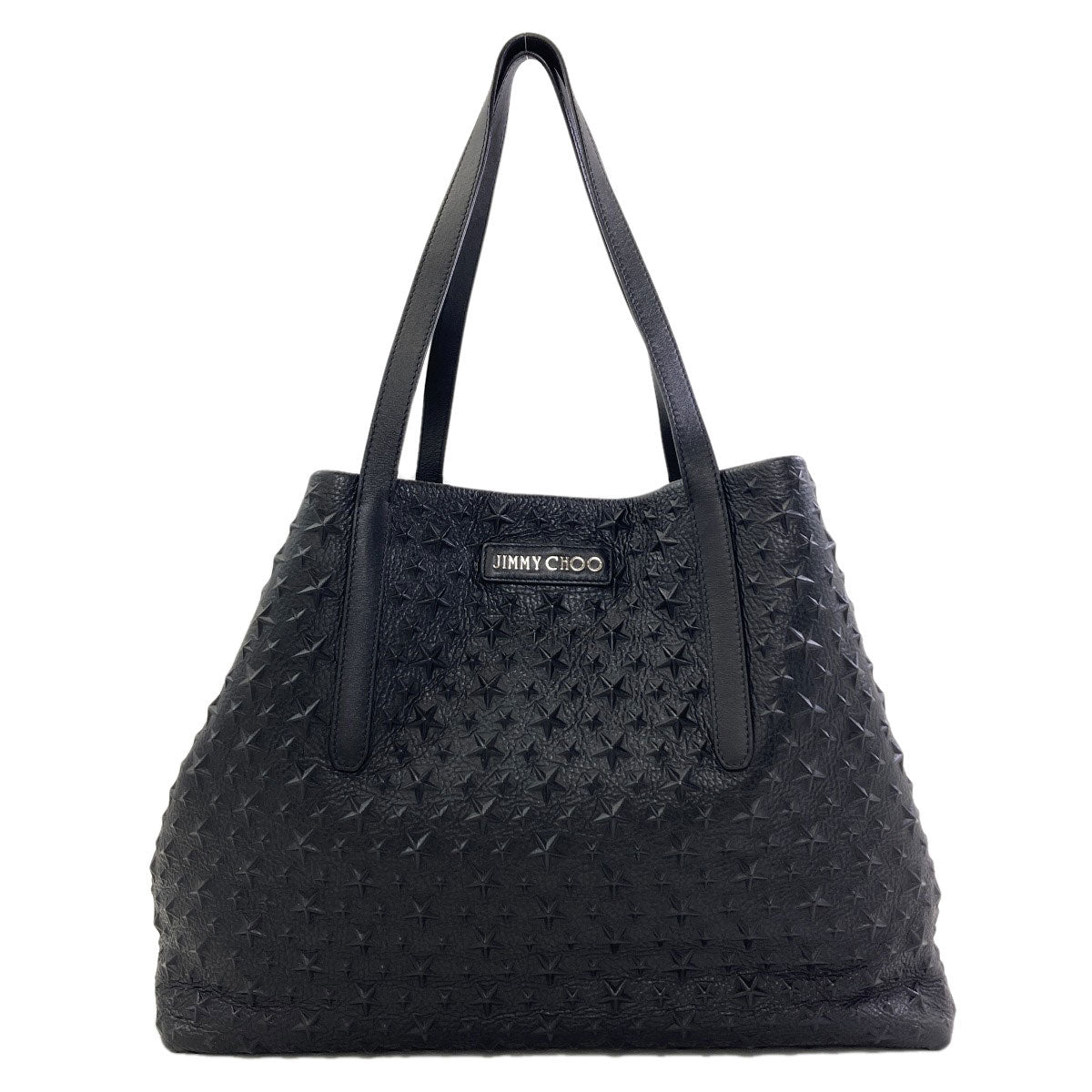 Jimmy Choo sophia star motif Tote Bag Leather Ladies [Used]