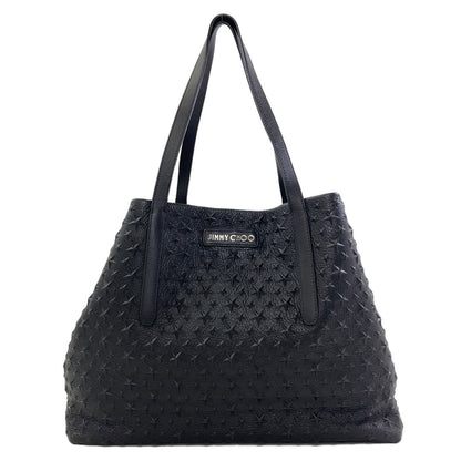 Jimmy Choo sophia star motif Tote Bag Leather Ladies [Used]