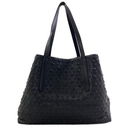 Jimmy Choo sophia star motif Tote Bag Leather Ladies [Used]