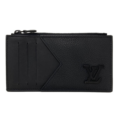 LOUIS VUITTON M82068 Coin Card Holder Aerogram Card Case Leather mens [Used]