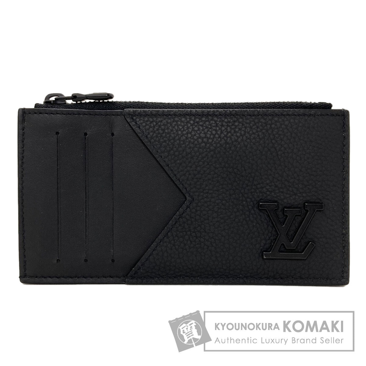 LOUIS VUITTON M82068 Coin Card Holder Aerogram Card Case Leather mens [Used]