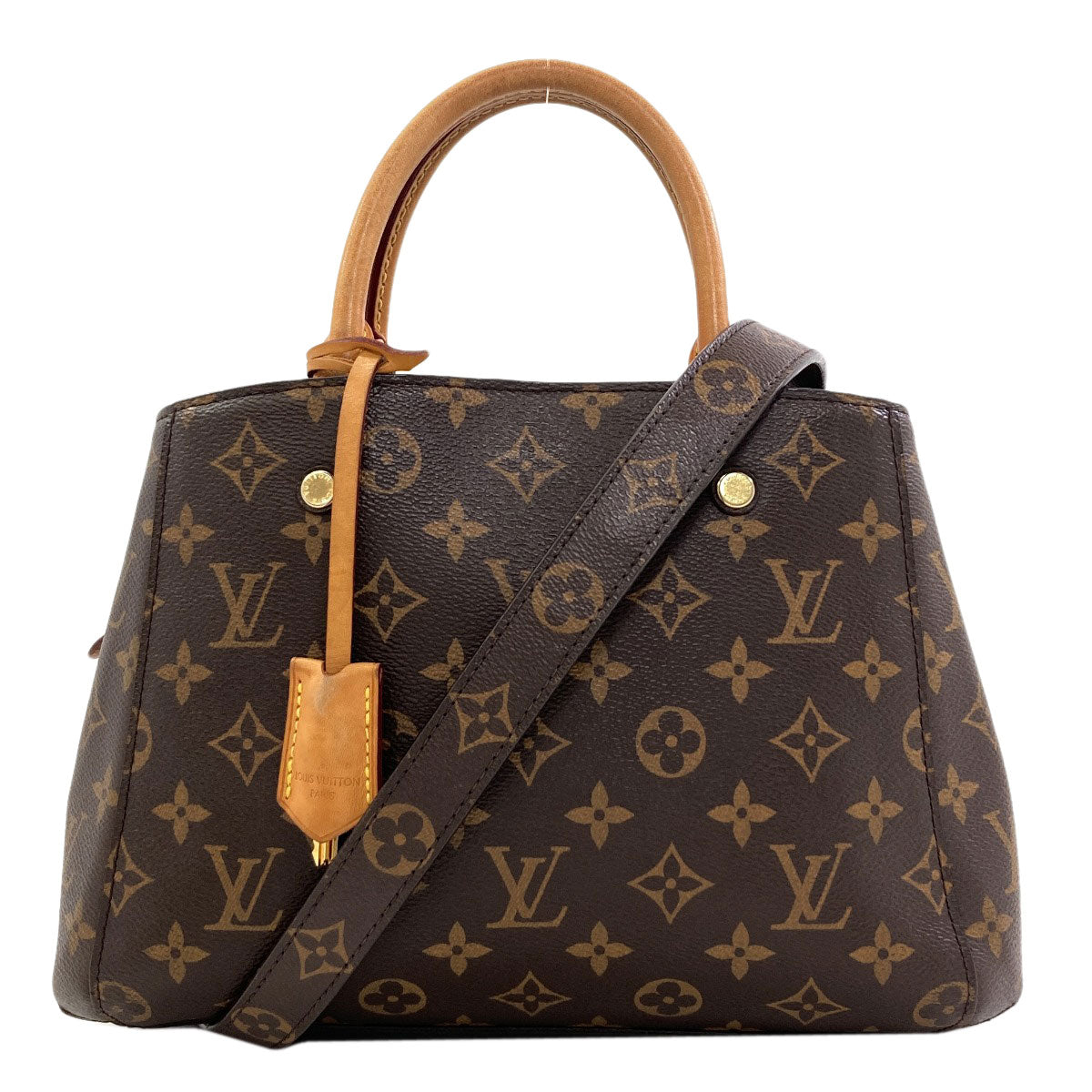 LOUIS VUITTON M41055 Montaigne BB Handbag Monogram canvas Ladies [Used]