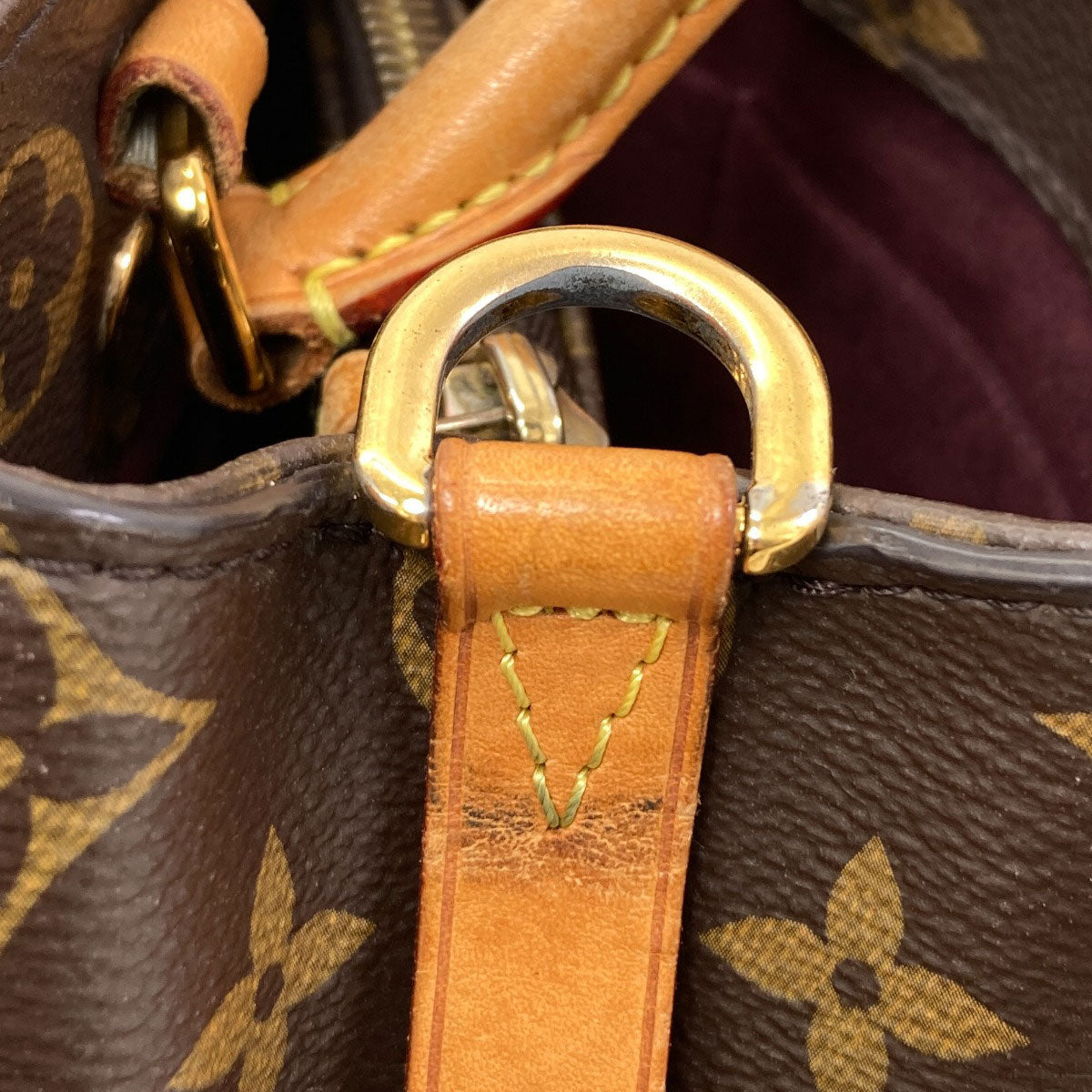 LOUIS VUITTON M41055 Montaigne BB Handbag Monogram canvas Ladies [Used]