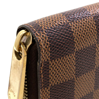 LOUIS VUITTON N60015 Zippy wallet Long wallet (with coin pocket) Damier canvas Ladies [Used]