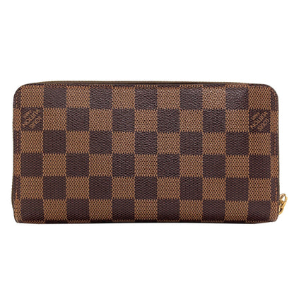 LOUIS VUITTON N60015 Zippy wallet Long wallet (with coin pocket) Damier canvas Ladies [Used]