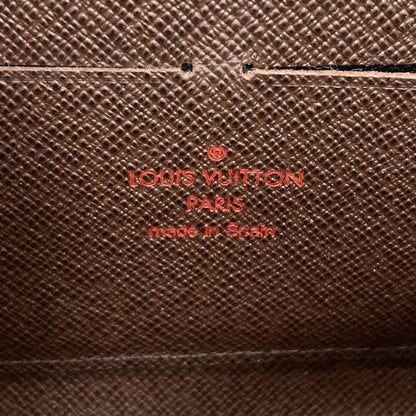 LOUIS VUITTON N60015 Zippy wallet Long wallet (with coin pocket) Damier canvas Ladies [Used]
