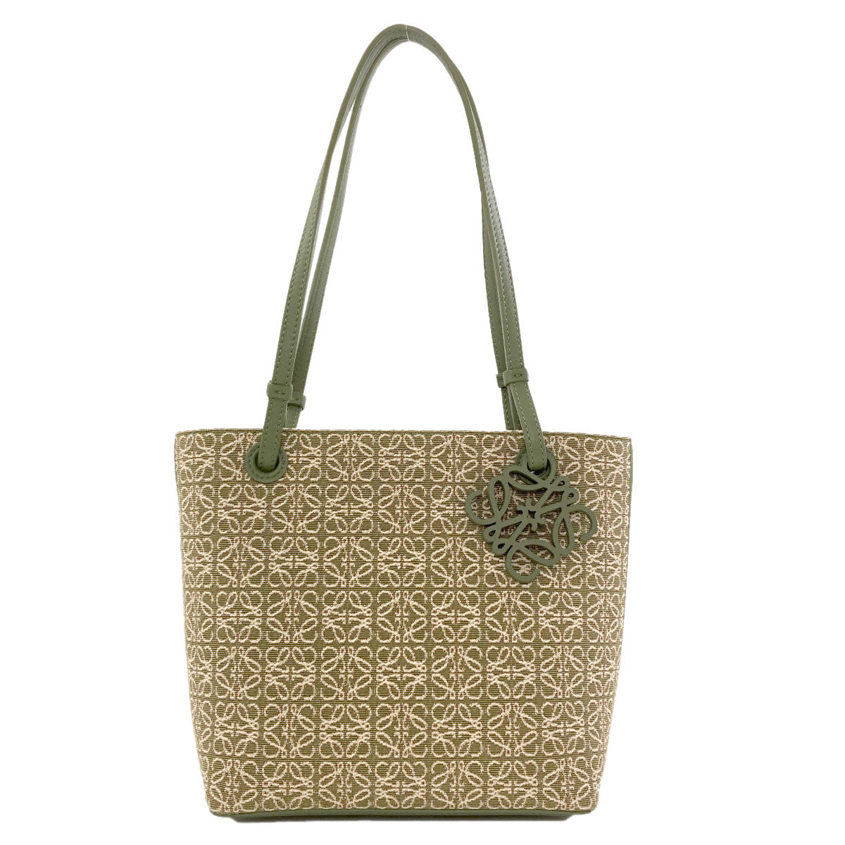 LOEWE Anagram jacquard Tote Bag Canvas Ladies [Used]