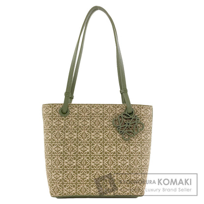 LOEWE Anagram jacquard Tote Bag Canvas Ladies [Used]