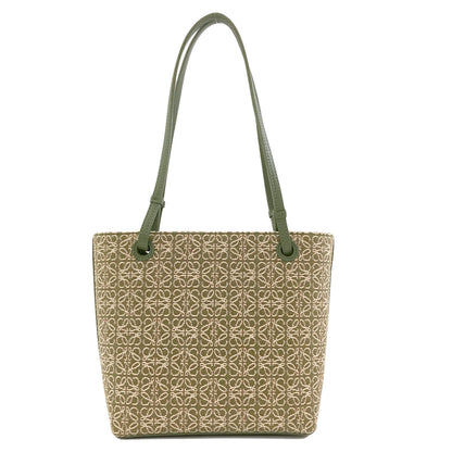 LOEWE Anagram jacquard Tote Bag Canvas Ladies [Used]