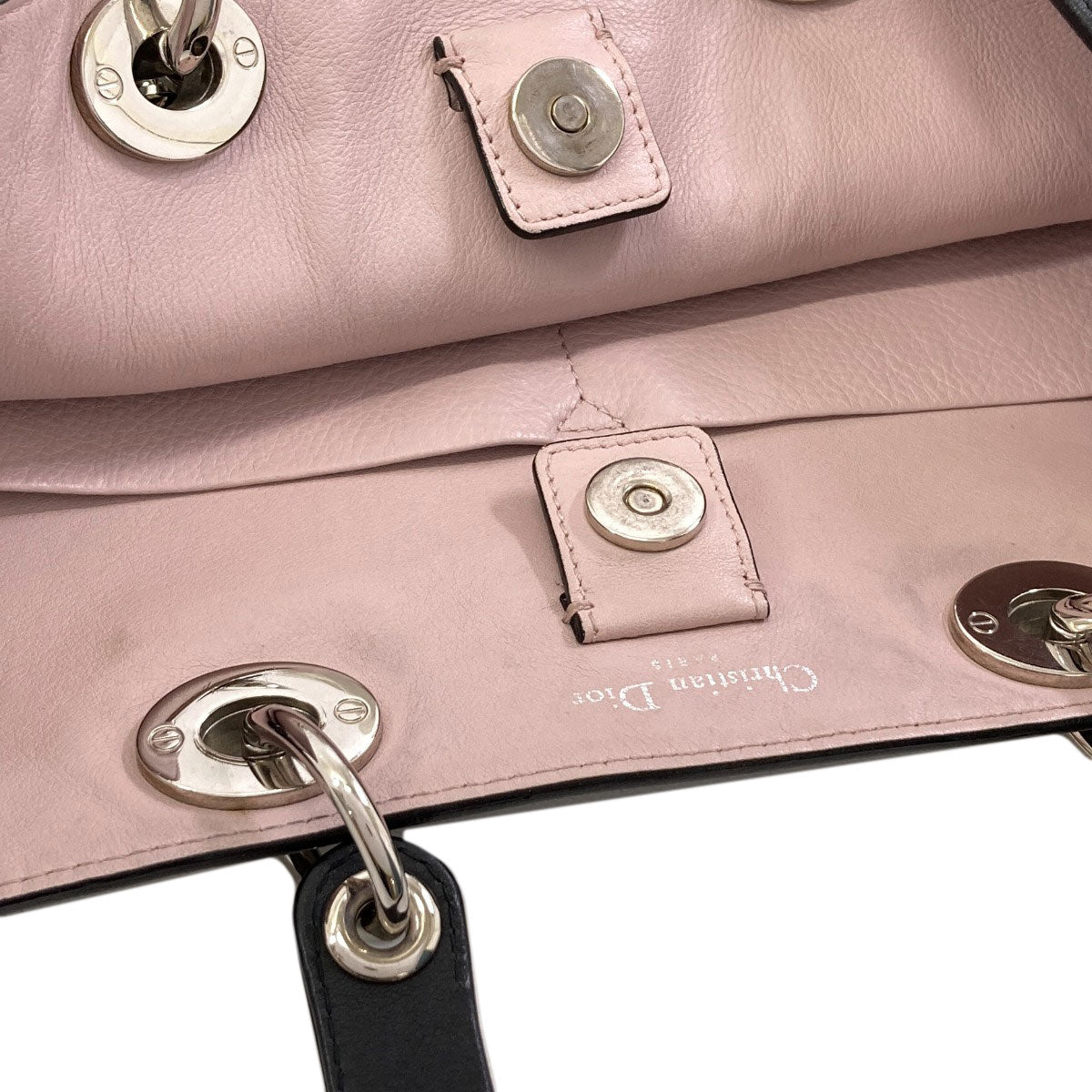 CHRISTIAN DIOR Diorissimo 2WAY Handbag Calf Ladies [Used]