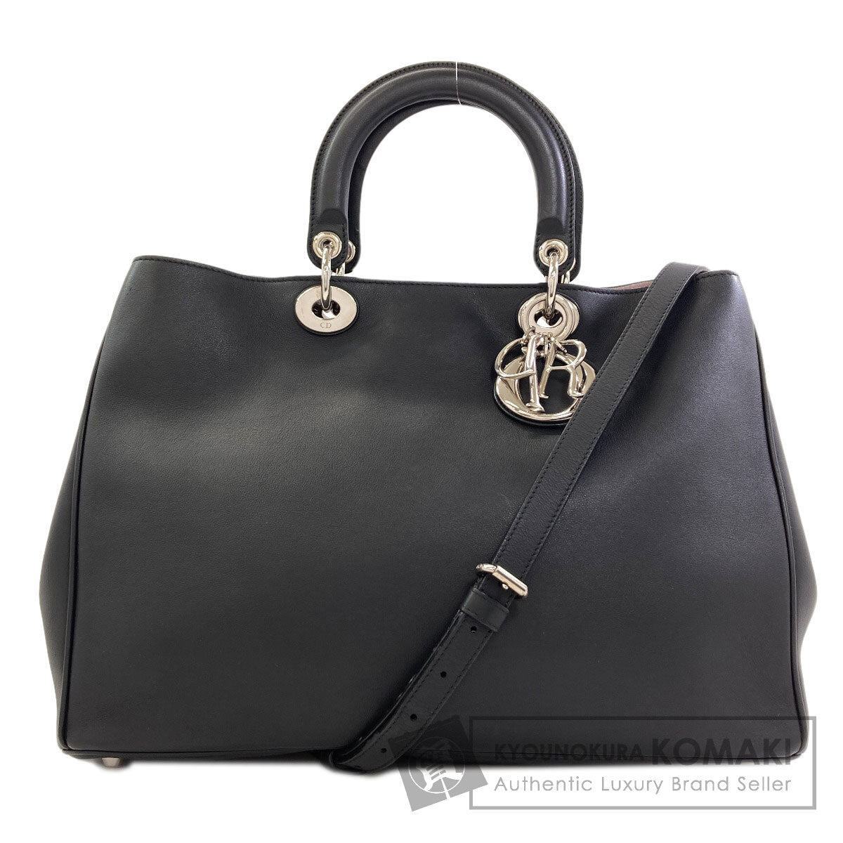 CHRISTIAN DIOR Diorissimo 2WAY Handbag Calf Ladies [Used]