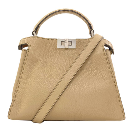 FENDI Peekaboo Essentially Selleria 2WAY Handbag Calf Ladies [Used]